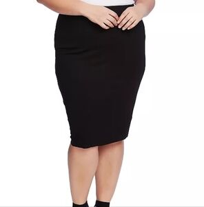 Forever 21 Plus Ponte Knit Pencil Skirt
